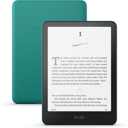 E-bralnik AMAZON Kindle Paperwhite 2024, Ad, 7", 16GB, Bluetooth, zeleni