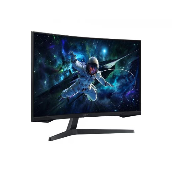 Gaming monitor 32" SAMSUNG Odyssey G5 LS32CG552EUXEN, QHD, VA, 165Hz, 1ms, 300cd/m2, FreeSync, ukrivljen, črni