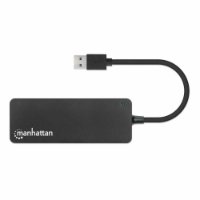USB HUB MANHATTAN, 7-portni USB 3.2 Gen1, črni