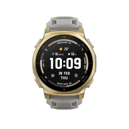 Pametni sat AMAZFIT T-Rex 3 Pro, 1.32" Amoled, 44mm, pametne obavijesti, sivo-zlatni
