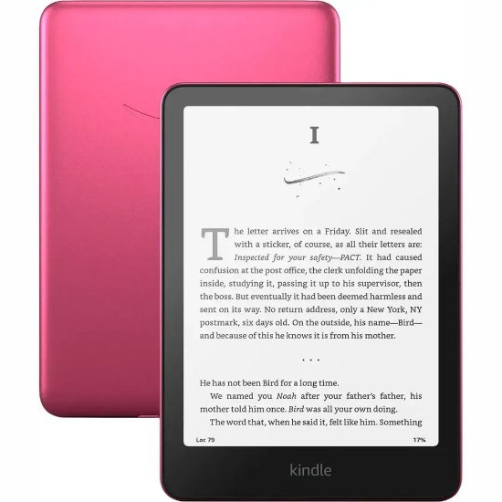 E-bralnik AMAZON Kindle Paperwhite 2024, Ad, 7", 16GB, Bluetooth, rozi