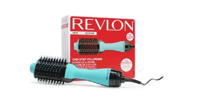 Krtača za lase REVLON Salon 2v1, sušenje in povečanje volumna las, mint