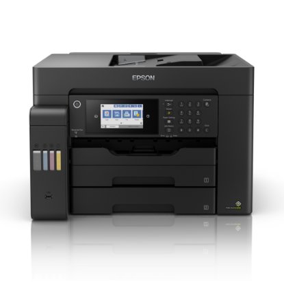 Multifunkcijski tiskalnik EPSON EcoTank L5150, tiskalnik/skener/kopirni stroj/faks, 4800 dpi, USB, LAN, Wi-Fi, črn