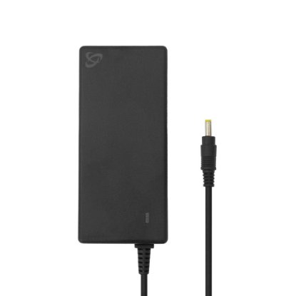 Polnilec za prenosni računalnik SBOX LN-45W2, za Lenovo, 45W, okrogli, črni