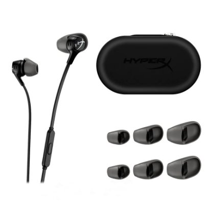Slušalke HyperX Cloud Earbuds II, stereo, in-ear, mikrofon, črne