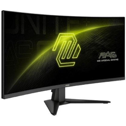 Igralni monitor 34" MSI MAG 346CQ, UWQHD, VA, 180Hz, 1ms, 300cd/m2, G-Sync, FreeSync, zakrivljeni, črn