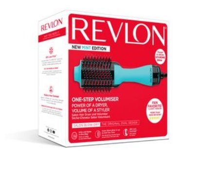 Krtača za lase REVLON Salon 2v1, sušenje in povečanje volumna las, mint