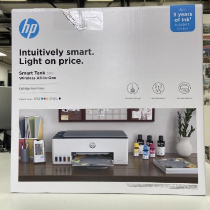 OPEN BOX - Multifunkcijski printer HP Smart Tank 580, 1F3Y2A, printer/scanner/copy, 4800dpi, USB, WiFi, crni