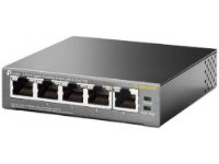 Stikalo TP-LINK TL-SG1005P, 5×RJ45 10/100/1000, 4×PoE, kovinsko