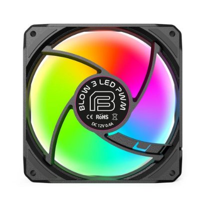 Ventilator BIT FORCE BLOW PWM RGB, 120mm, 2300 okr/min