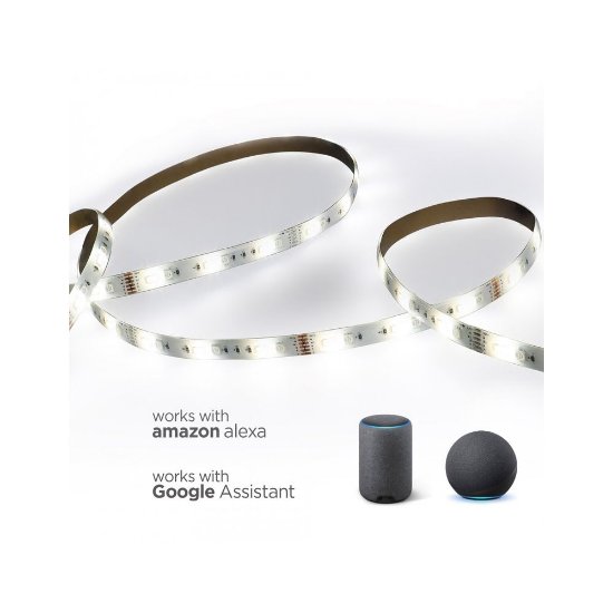 LED trak KSIX BXLEDST5M21, možnost rezanja, 1000 lumnov, CCT bela, daljinski upravljalnik, 5m