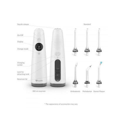 Ustna prha TRUELIFE AquaFloss Compact C300, bela