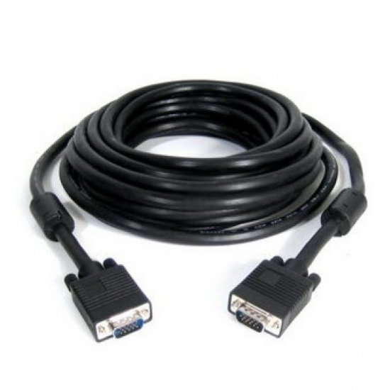 Kabel SBOX VGA (M) na VGA (M), 10 m, črni