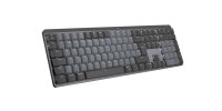Tipkovnica LOGITECH MX Mechanical Clicky, brezžična, BT, črna