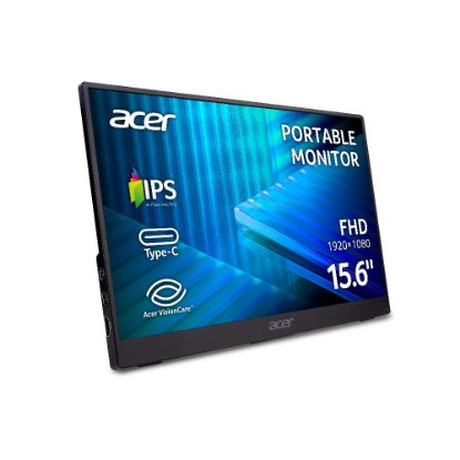 Prenosni monitor 15.6" ACER PM161Q B1bmiuux, FHD, IPS, 60Hz, 4ms, 250cd/m2, črn