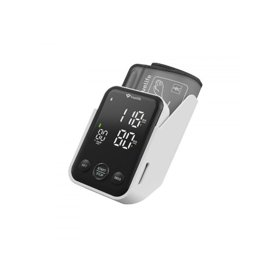 Tlačni merilnik TRUELIFE Pulse B-Vision, s stojalom, bel