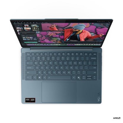Prenosni računalnik LENOVO Yoga Slim 7 83JY0067SC / Ryzen AI 5 340, 16GB, 1TB SSD, AMD Radeon Graphics, 14" 2,8K 120Hz OLED, brez OS, moder