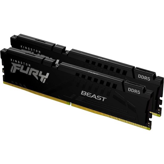Pomnilnik PC-48000, 32GB, KINGSTON Fury Beast KF560C36BBE2K2-32, DDR5 6000MHz, EXPO, 2x16GB
