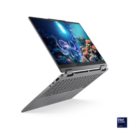 Prenosnik LENOVO Yoga 7 2-v-1 83JQ00ADSC / Core Ultra 7 258V, 32 GB, 1 TB SSD, Intel Arc grafika, 14" 2,8K 120 Hz OLED zaslon na dotik, Windows 11 Pro, siva barva