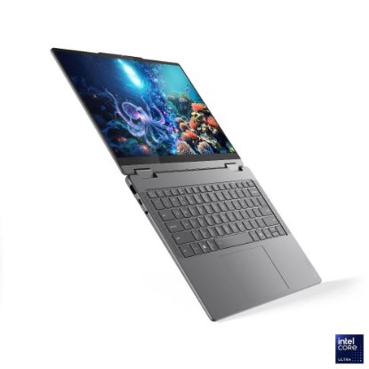 Prenosnik LENOVO Yoga 7 2-v-1 83JQ00ADSC / Core Ultra 7 258V, 32 GB, 1 TB SSD, Intel Arc grafika, 14" 2,8K 120 Hz OLED zaslon na dotik, Windows 11 Pro, siva barva