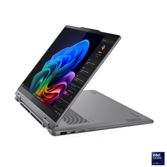 Prenosnik LENOVO Yoga 7 2-v-1 83JQ00ADSC / Core Ultra 7 258V, 32 GB, 1 TB SSD, Intel Arc grafika, 14" 2,8K 120 Hz OLED zaslon na dotik, Windows 11 Pro, siva barva