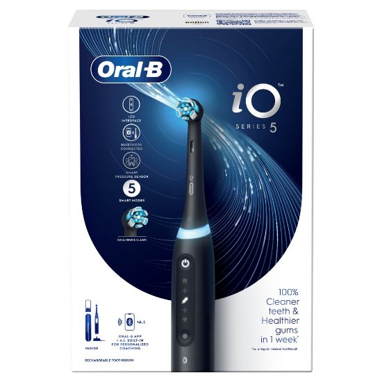 Električna zobna ščetka ORAL-B iO5, Matt Black
