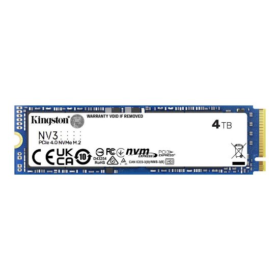 SSD 4TB KINGSTON NV3 SNV3S/4000G, M.2/NVMe PCIe 4.0, 2280, maks do 6000/5000 MB/s