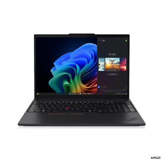 Laptop LENOVO T16 Gen 4 21QN001MSC / Ryzen AI 7 350, 64GB, 1TB SSD, Intel Graphics, 16" WUXGA IPS, Windows 11 Pro, crni