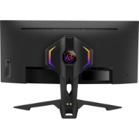 Gaming monitor 34" ASROCK PG34WQ15R3A, UWQHD, VA, 165Hz, 1ms, 550cd/m2, FreeSync, ukrivljen, zvočnici, črni