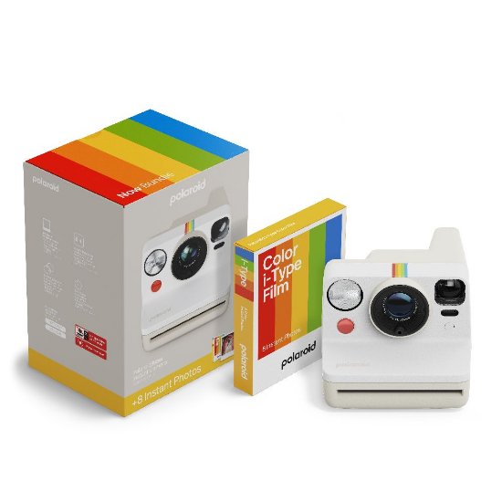 POLAROID instant fotoaparat Originals Now+, Gen.3, bež + Color film za I-Type