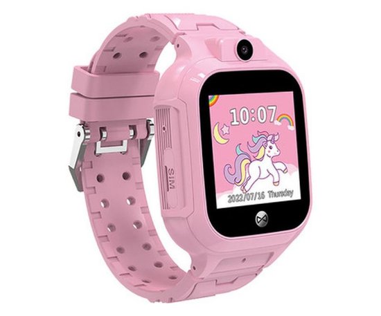 Otroška pametna ura FOREVER SeeMe! 3, 4G video klici, GPS, SOS gumb, vodoodporna, roza