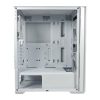 Ohišje LC POWER LC-717W-ON Meshwork_L Light, MIDI, ATX, steklo, belo, brez napajalnika