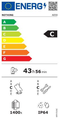 Mobilni telefon NOTHING Phone 3a, 6,77", 8GB, 128GB, Android 15, bel