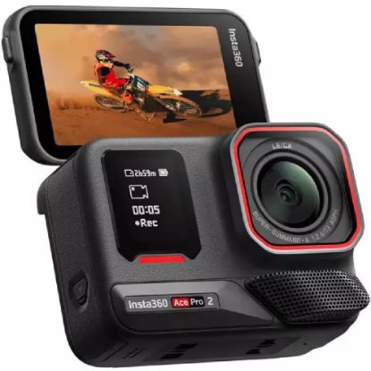 Sportska digitalna kamera INSTA360 Ace Pro 2, 8K, crna