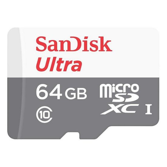 Pomnilniška kartica SANDISK, Micro SDXC Ultra, 64GB, SDSQUNR-064G-GN3MN, 100MB/s