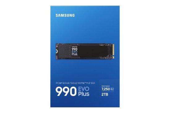 SSD 2TB SAMSUNG 990 EVO Plus NVMe M.2, MZ-V9S2T0BW, maks. do 7250/6300 MB/s