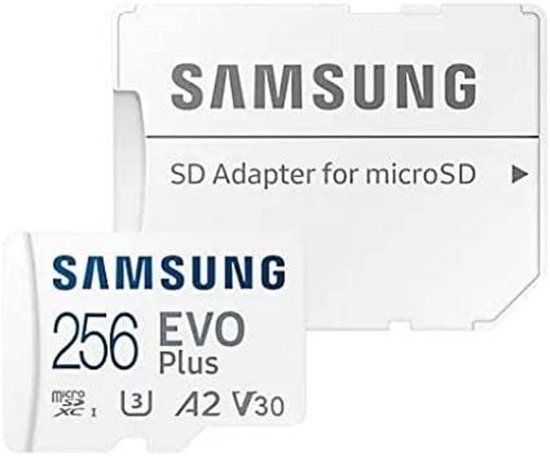 Pomnilniška kartica SAMSUNG, MicroSDXC, 256GB EVO Plus, MB-MC256SA/EU, class 10