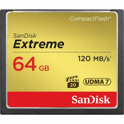 Memorijska kartica SANDISK, Extreme CF, 64 GB, SDCFXSB-064G-G46, UDMA7