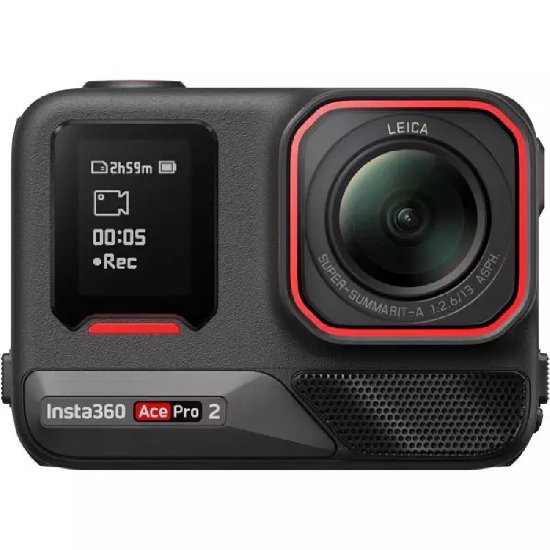 Sportska digitalna kamera INSTA360 Ace Pro 2, 8K, crna