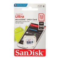 Pomnilniška kartica SANDISK, Micro SDHC Ultra, 32GB, SDSQUNR-032G-GN3MN, 100MB/s