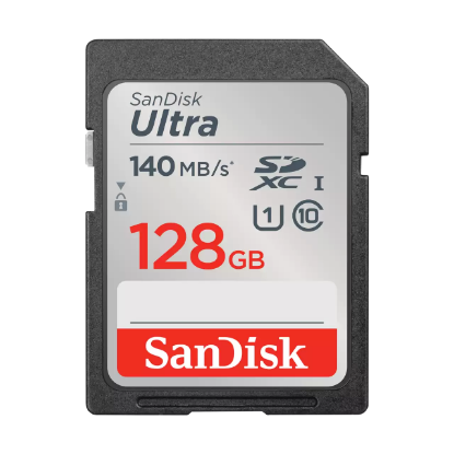 Pomnilniška kartica SANDISK, SDXC, 128GB, SDSDUNB-128G-GN6IN, A2 class 10 V30 UHS-I U3
