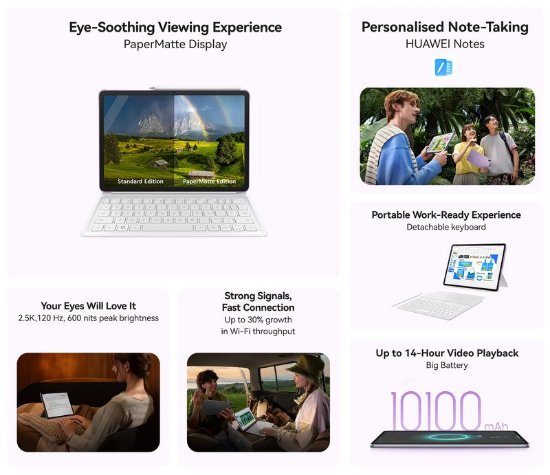 Tablica HUAWEI MatePad 11.5, 11.5", 8GB, 256GB, WiFi, Harmony OS, siv