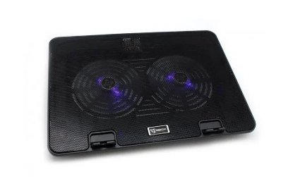 Hlajenje za prenosni računalnik SBOX CP-101, do 15,6", črno