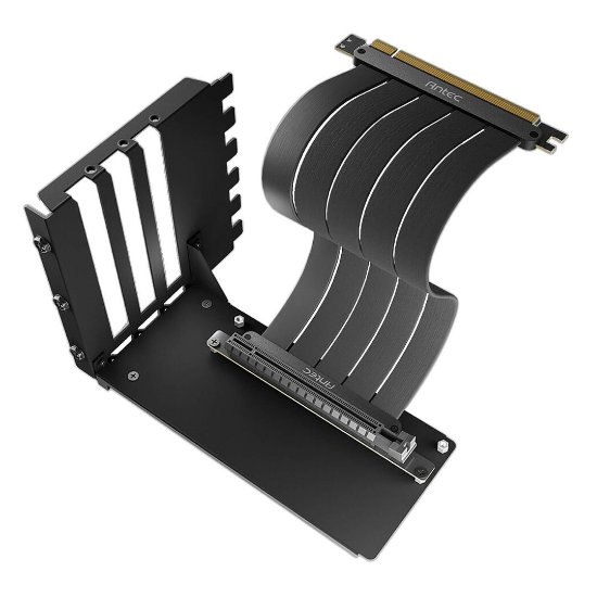 Nosilec za grafično kartico ANTEC Vertical GPU PCI-e 4.0 Riser Cable with bracket, črn