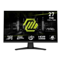 Gaming monitor 27" MSI 274F, FHD, IPS, 180Hz, 1ms, cd/m2, G-Sync, crni