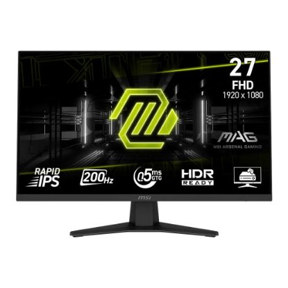 Gaming monitor 27" MSI 274F, FHD, IPS, 180Hz, 1ms, cd/m2, G-Sync, crni