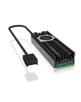 Hladilnik ICY BOX, za M.2 NVMe SSD, 20mm, srebrni