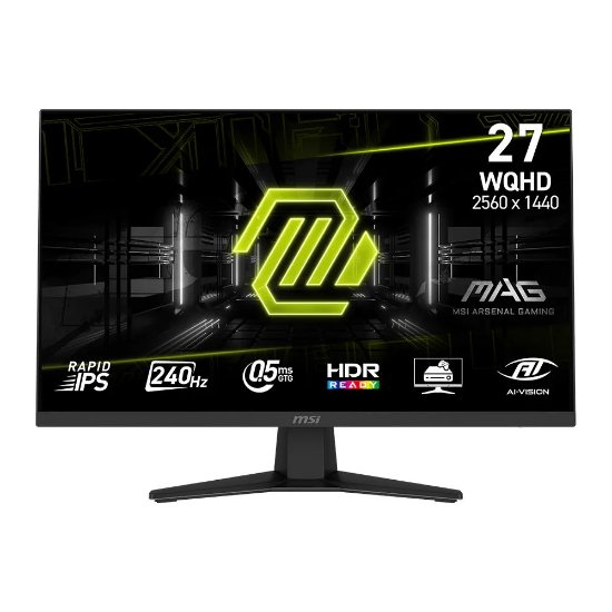 Gaming monitor 27" MSI 274QF X24, WQHD, IPS, 240Hz, 1ms, cd/m2, FreeSync, crni