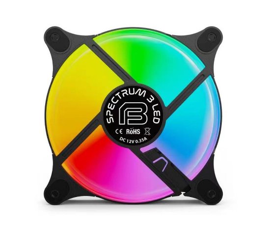 Ventilator BIT FORCE SPECTRUM 3, RGB, 120mm, 1200 okr/min