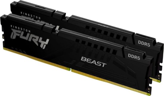 RAM pomnilnik PC-44800, 32GB, KINGSTON KF556C40BBK2-32 FURY Beast, DDR5 5600MHz, kit 2x16GB